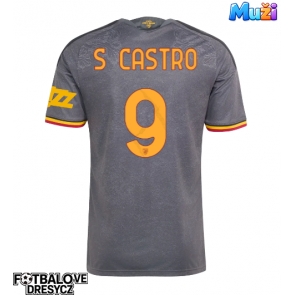 AS Roma Santiago Castro #9 Alternativní Dres 2026-27 Krátký Rukáv